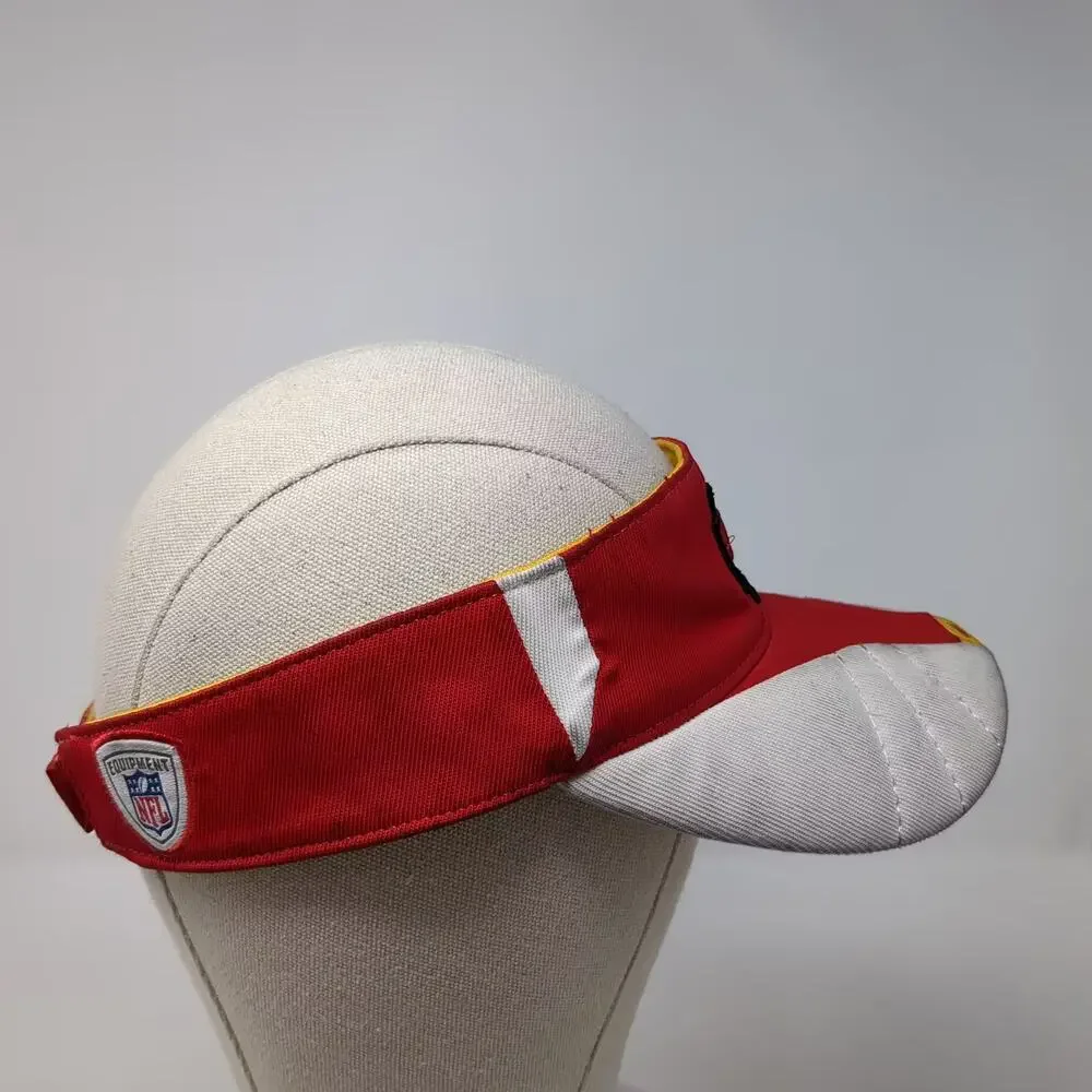 Kansas City Chiefs NFL Reebok Visor Red White One Size Authentic Sideline